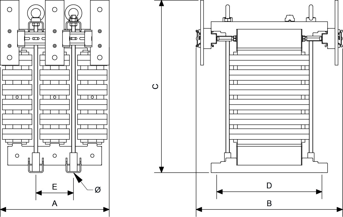 Plano de RTLX. 400 A Rated current