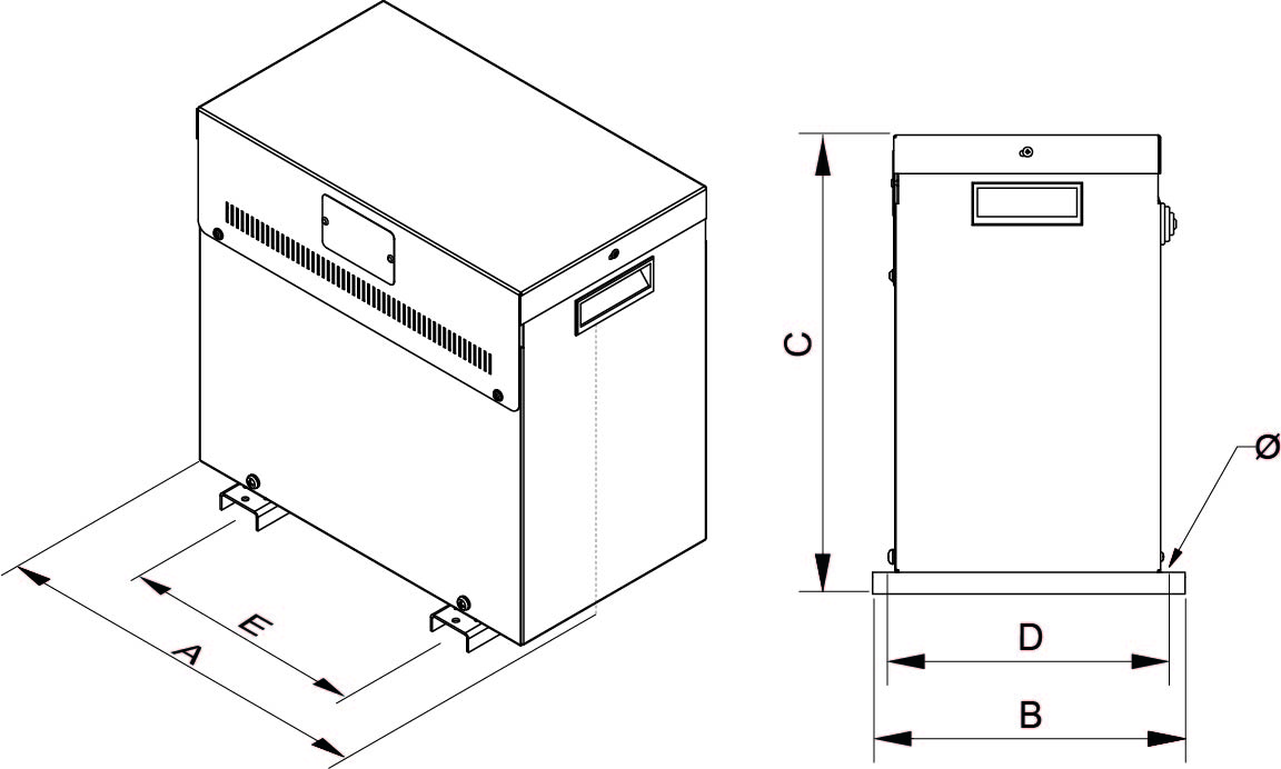 Plano de TTKW. 4 kVA Rating