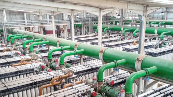 Desalination and water treatment plants